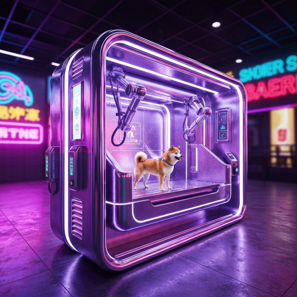 Modern pet wash station